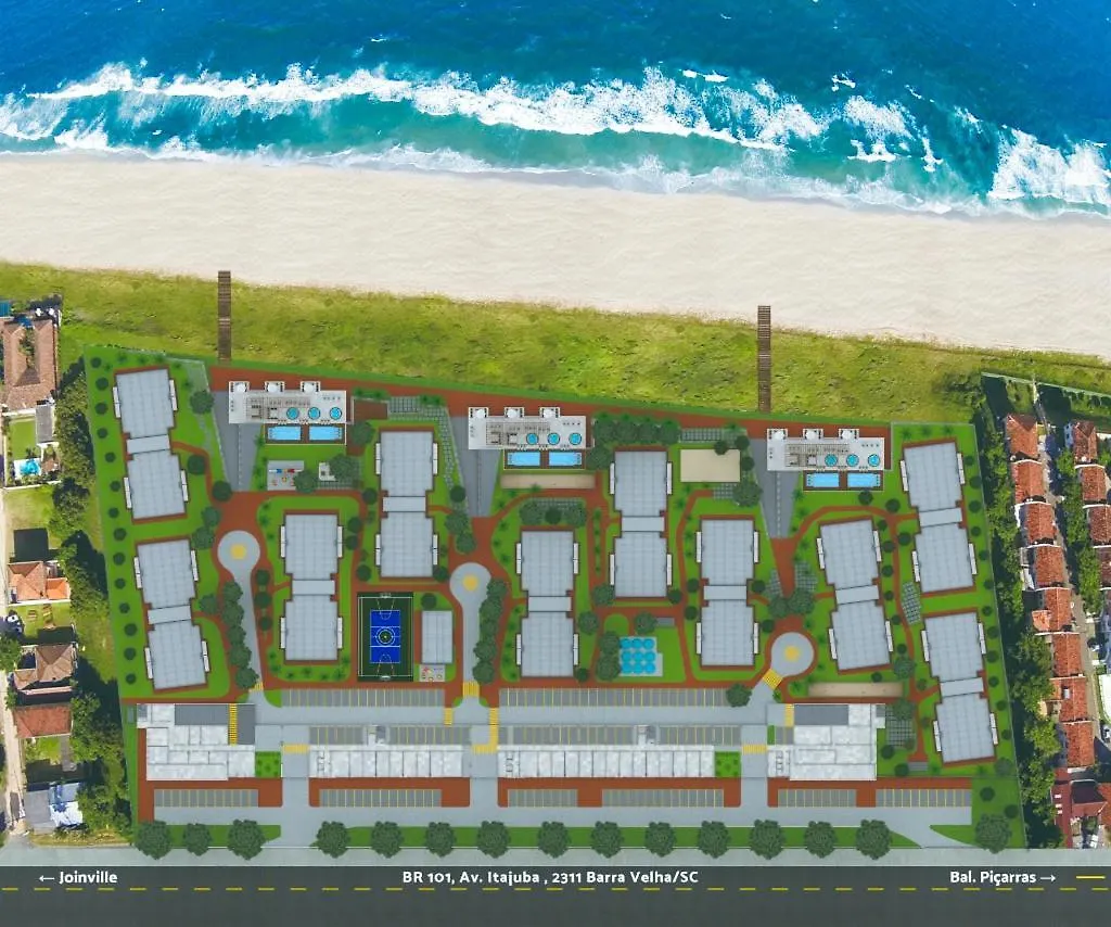 Ap 402 - Frente Mar, Home Office, Condominio Clube Com Open Mall, Proximo Ao Beto Carrero E Aeroporto Barra Velha  Barra Velha (Santa Catarina)